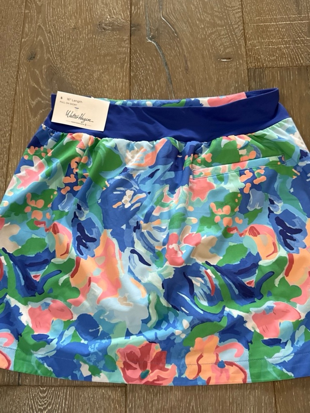 Walter Hagen Floral Print Skort in Blue, Green, Pink